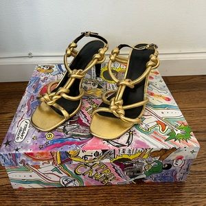 Gold Rebecca Minkoff Heels